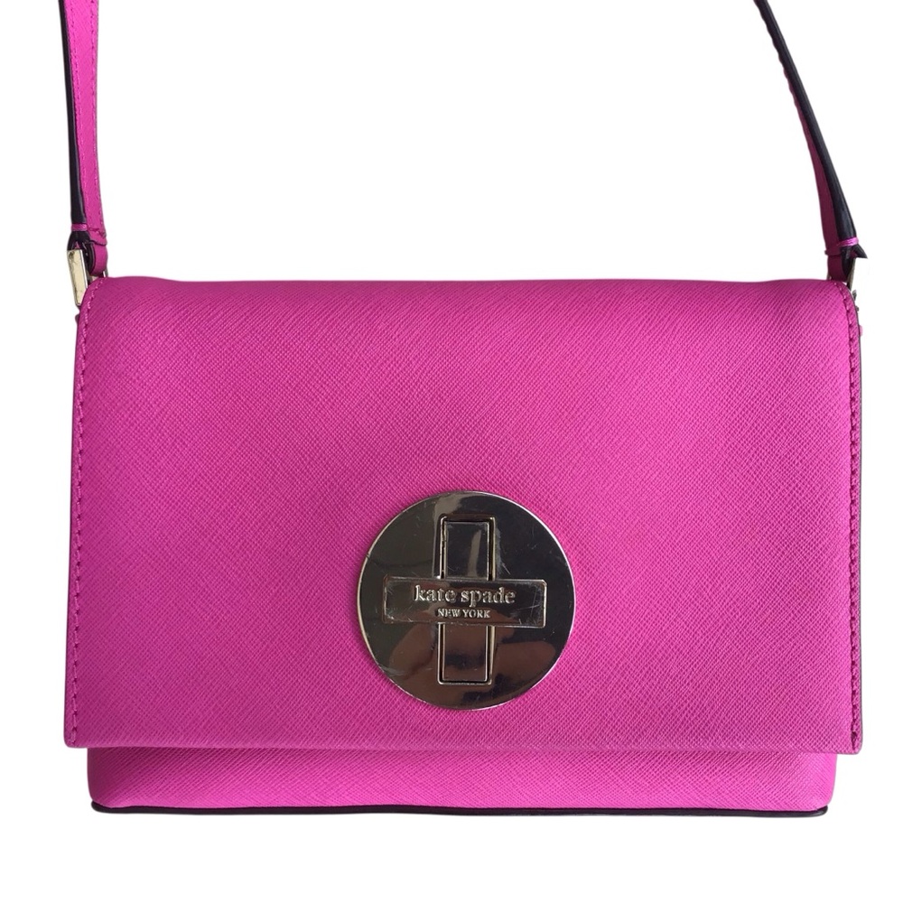 Kate Spade Pink Leather Newbury Lane Sally Bag